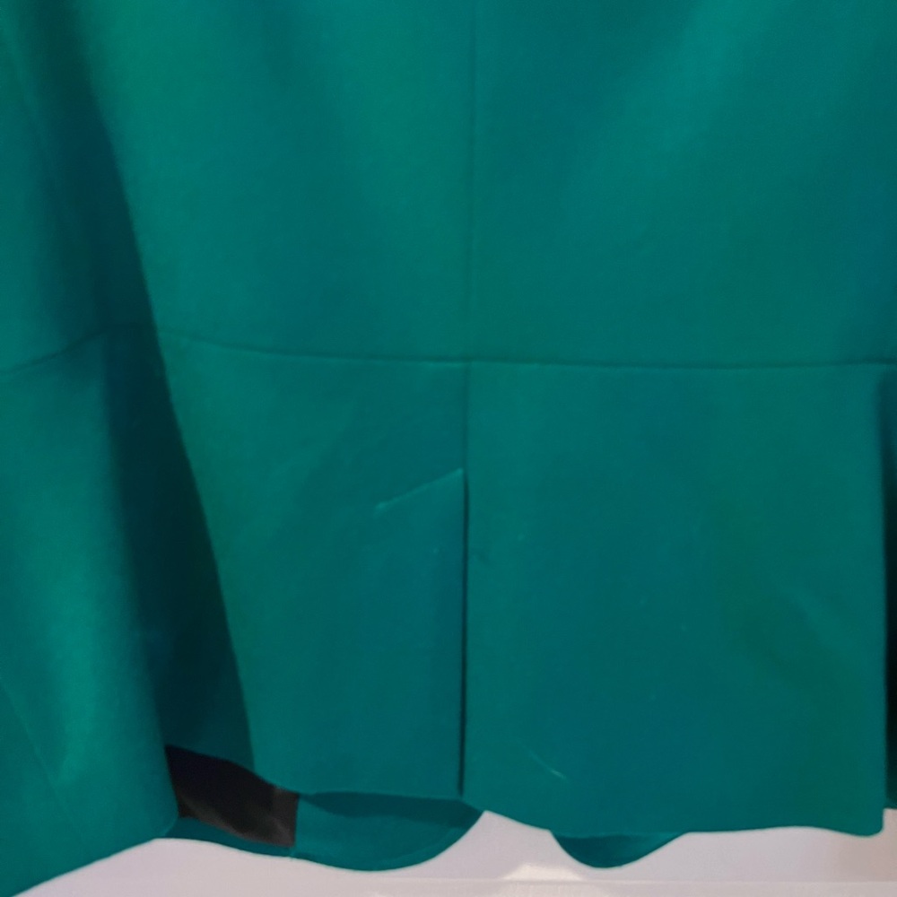 Talbots Size 14 Hunter Green with Black Velvet Collar Blazer - Picture 5 of 8